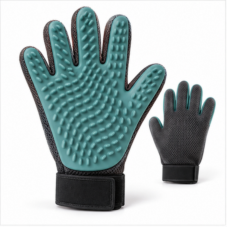PATLIFF PETS Silicone Grooming Glove